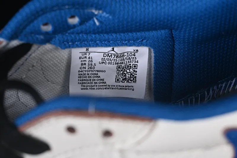 All categories Air Jordan Jordan series basketball shoes Air Jordan 1 Low Travis Scott x Air Jordan 1 Low OG AJ1 Joe 1 undercut low DM7866-104